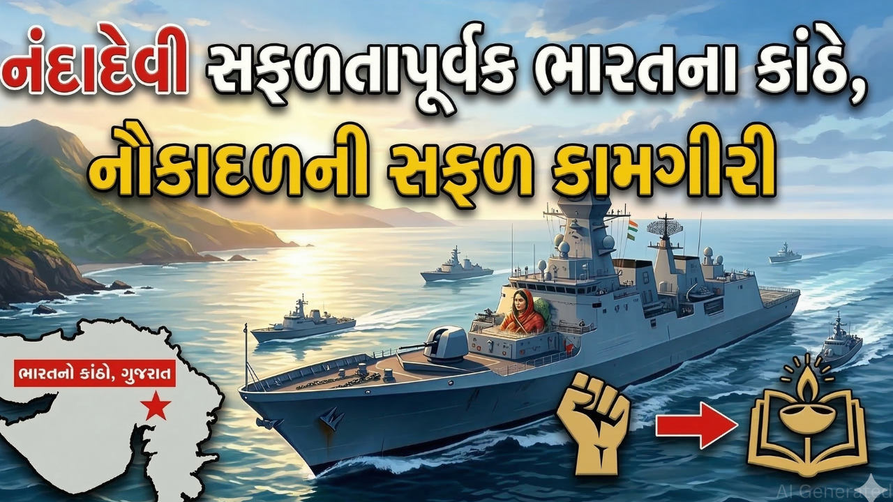 Nandadevi LPG જહાજ ગુજરાતના દરિયાકાંઠે લાંગર્યુ