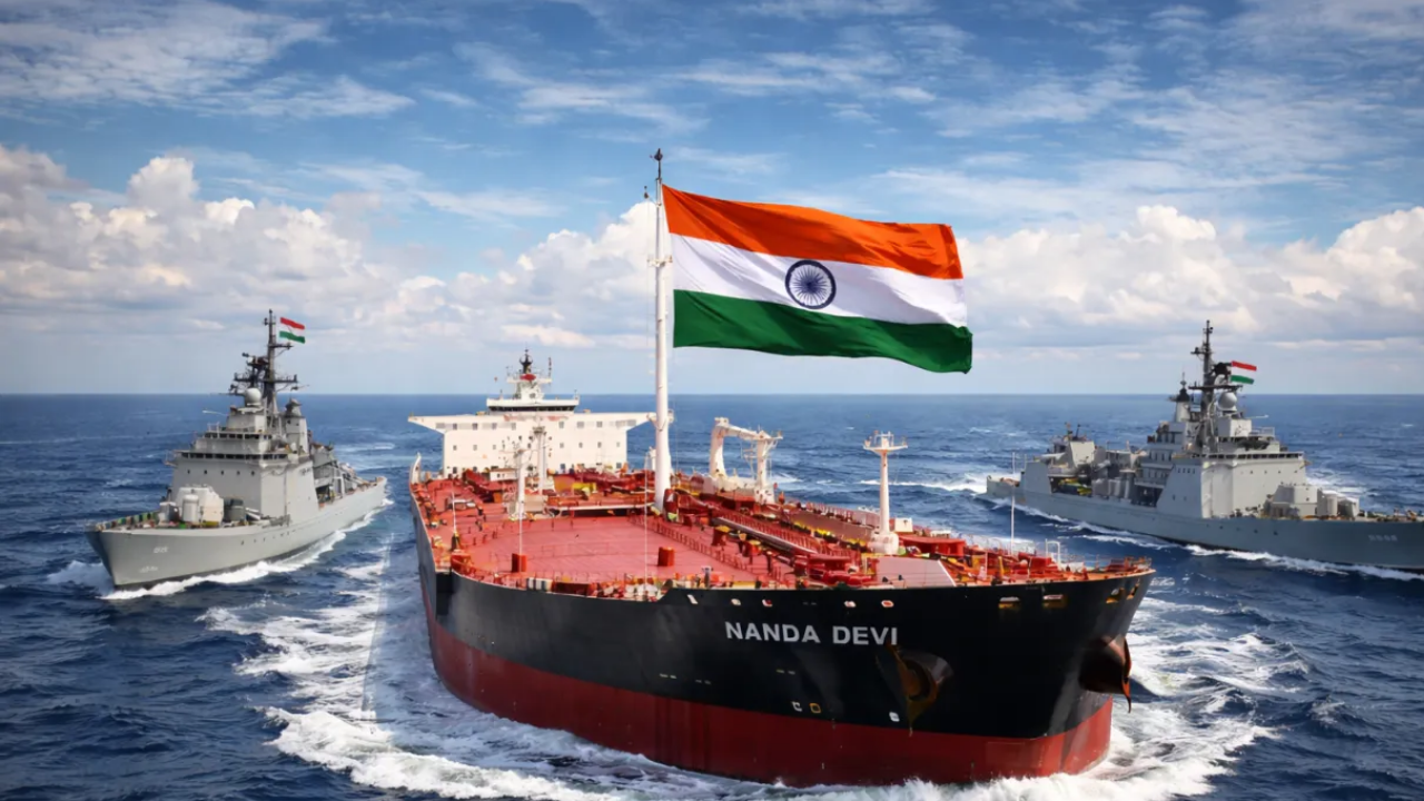 Nandadevi LPG જહાજ ગુજરાતના દરિયાકાંઠે લાંગર્યુ