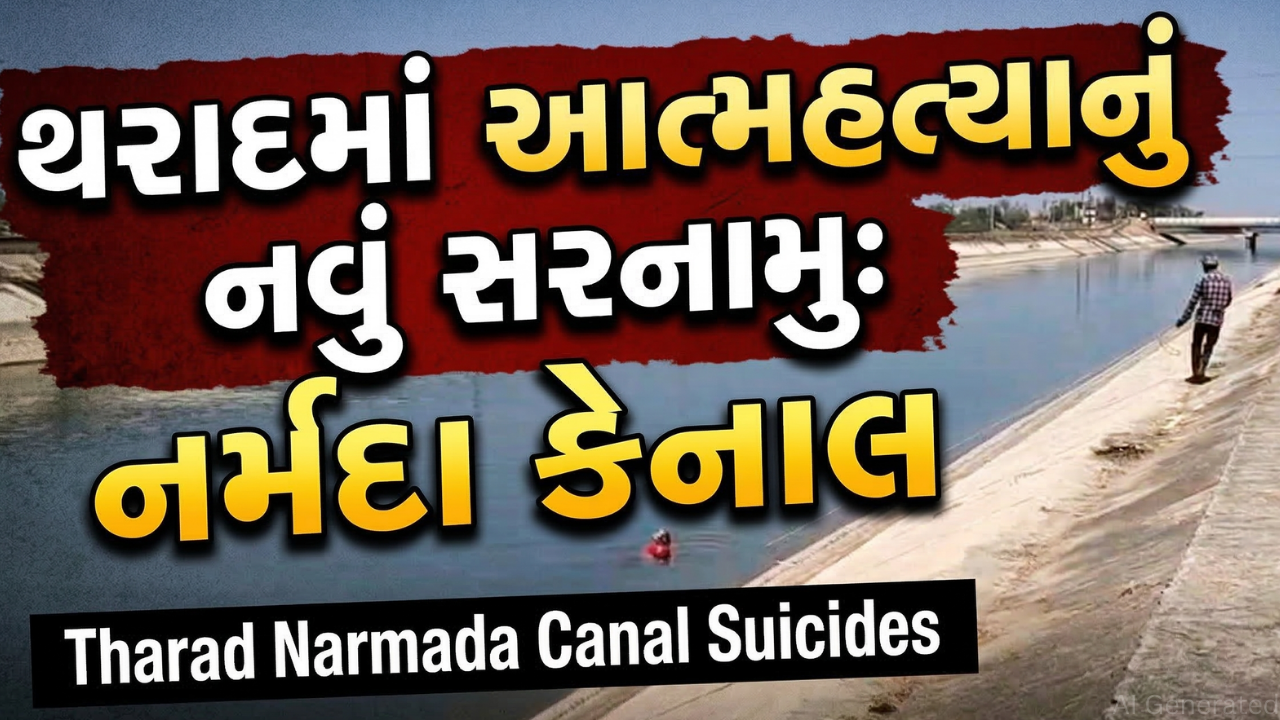 થરાદમાં Suicide Point બની નર્મદા કેનાલ