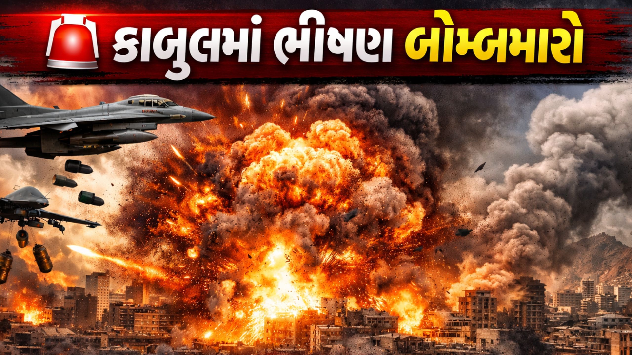 Pakistan-Afghanistan War: કાબુલમાં બોમ્બમારો, 400 મોતનો દાવો