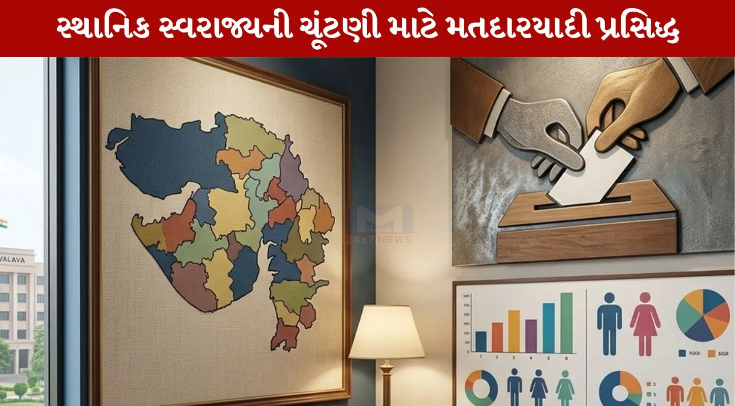 Elections, Voter List, જિલ્લા પંચાયત ચૂંટણી, તાલુકા પંચાયત ચૂંટણી, નગરપાલિકા ચૂંટણી
