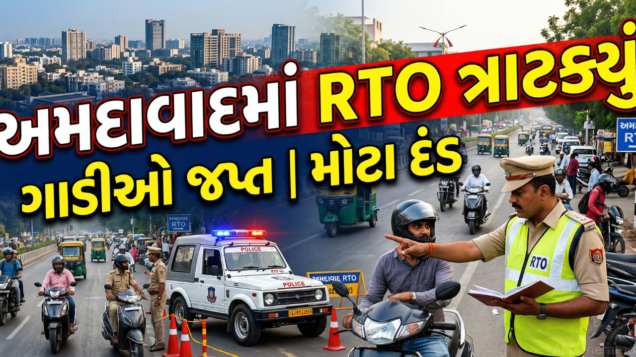 RTOએ અમદાવાદમાં 45 દિવસમાં કુલ 9,932 કેસ નોંધ્યા