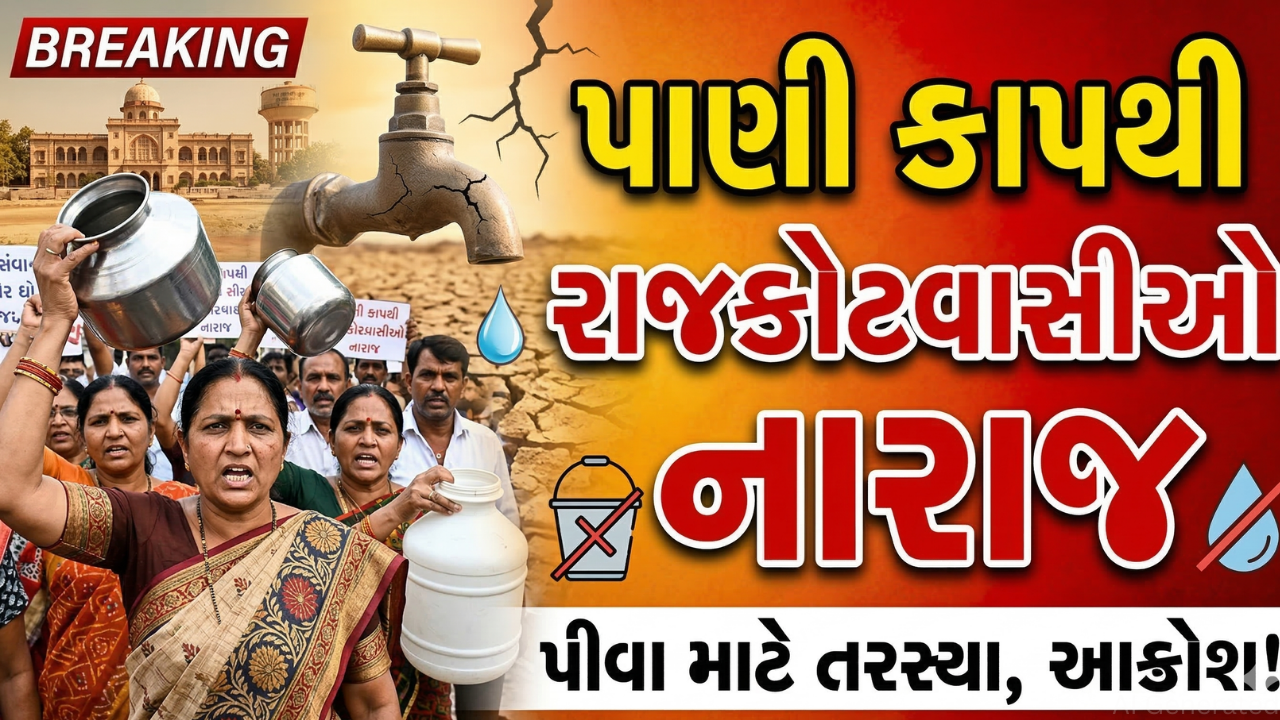 Water Cutના લીધે રાજકોટવાસીઓ આકરા પાણીએ થયા