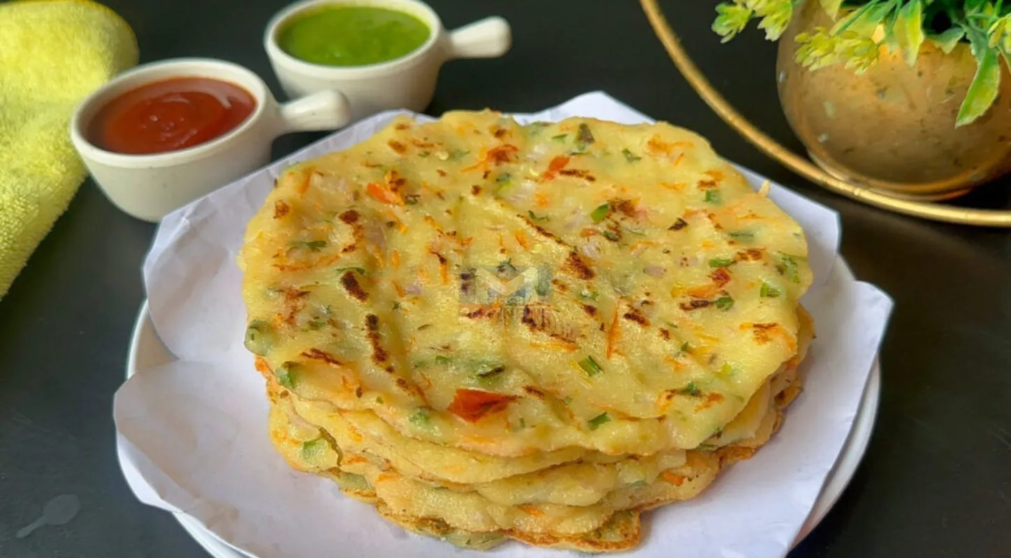 Rice Flour Chilla, બાળકો, બ્રેકફાસ્ટ, લંચબોક્સ