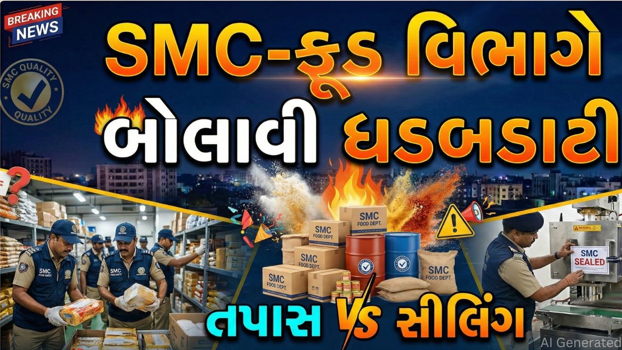 SMCની કાર્યવાહીથી ભેળસેળનો પર્દાફાશ