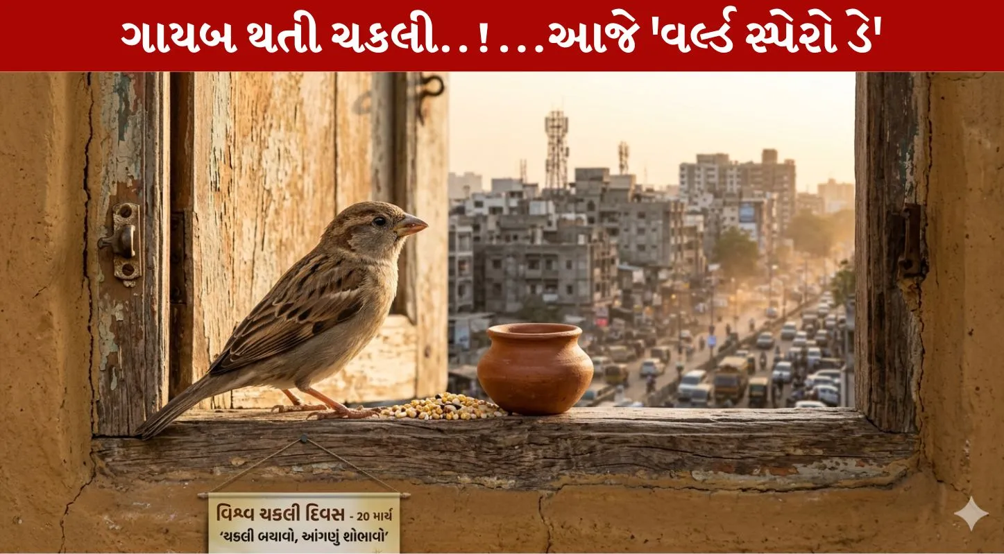 World Sparrow Day 2026, ભારત, ચકલી એવોર્ડ, માળા, NFS