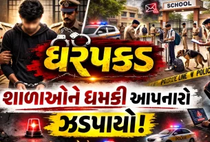 Ahmedabad Crime Branch Bomb Threat Arrest