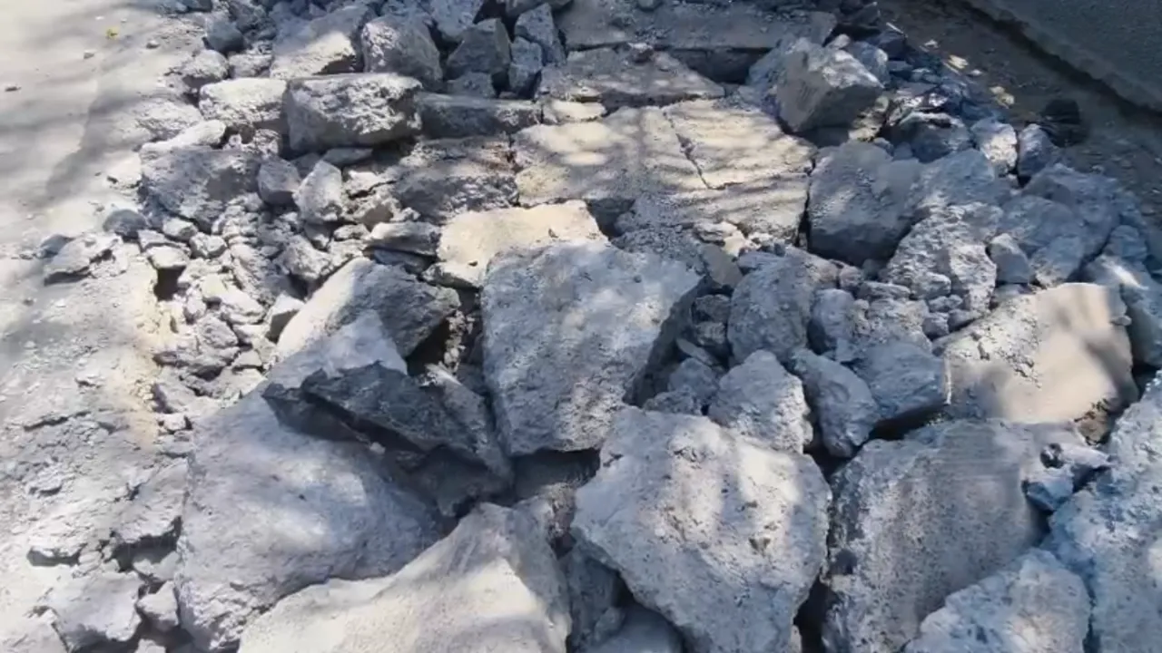 Amreli CC Road Sample Fail