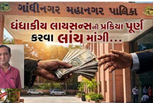 અરજદાર પાસેથી ધંધાકીય લાયસન્સની પ્રક્રિયા પૂર્ણ કરવા બદલ એક લાખ રૂપિયાની લાંચ(Bribe) માગી હતી