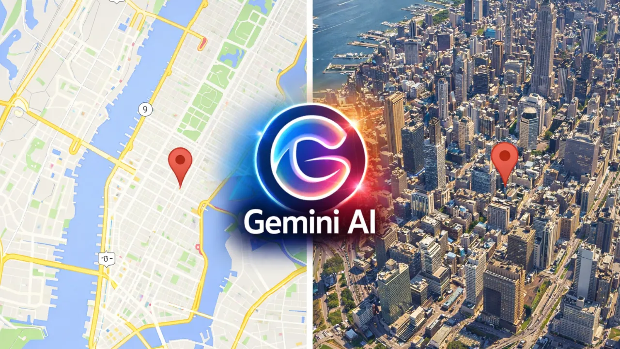 Google Maps 3D View, Gemini AI in Google Maps