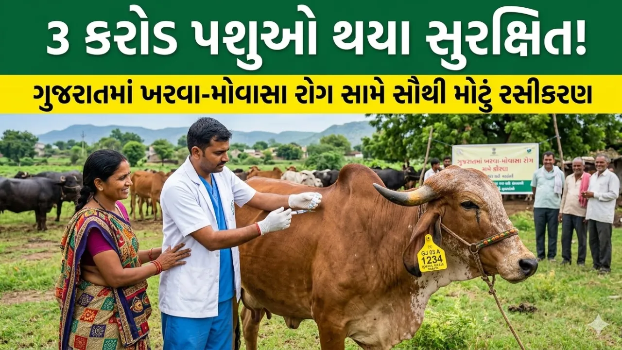 Gujarat Animal Vaccination Success