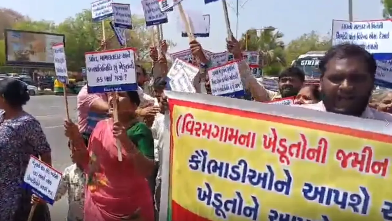Hardik Patel Viramgam Farmers Protest: