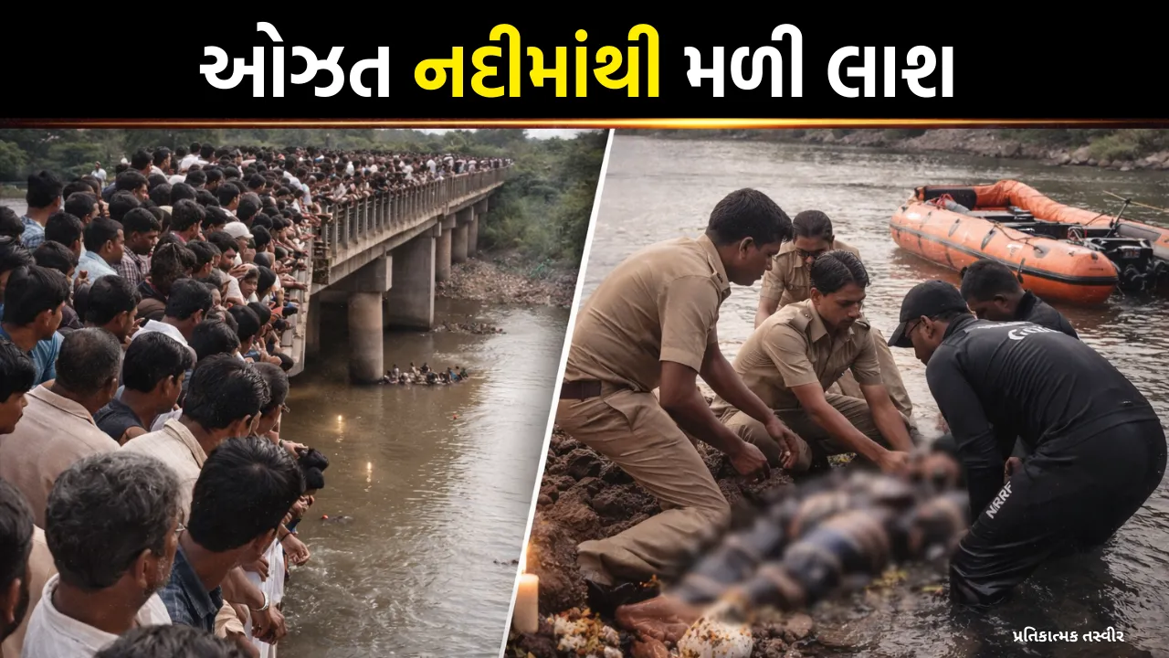 Junagadh Ozat River Dead Body Found