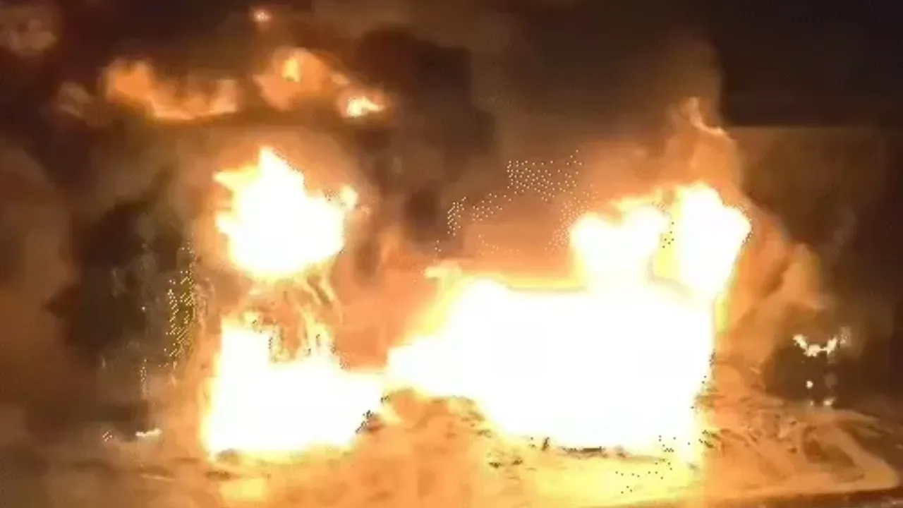 Kalol Oil Godown Fire