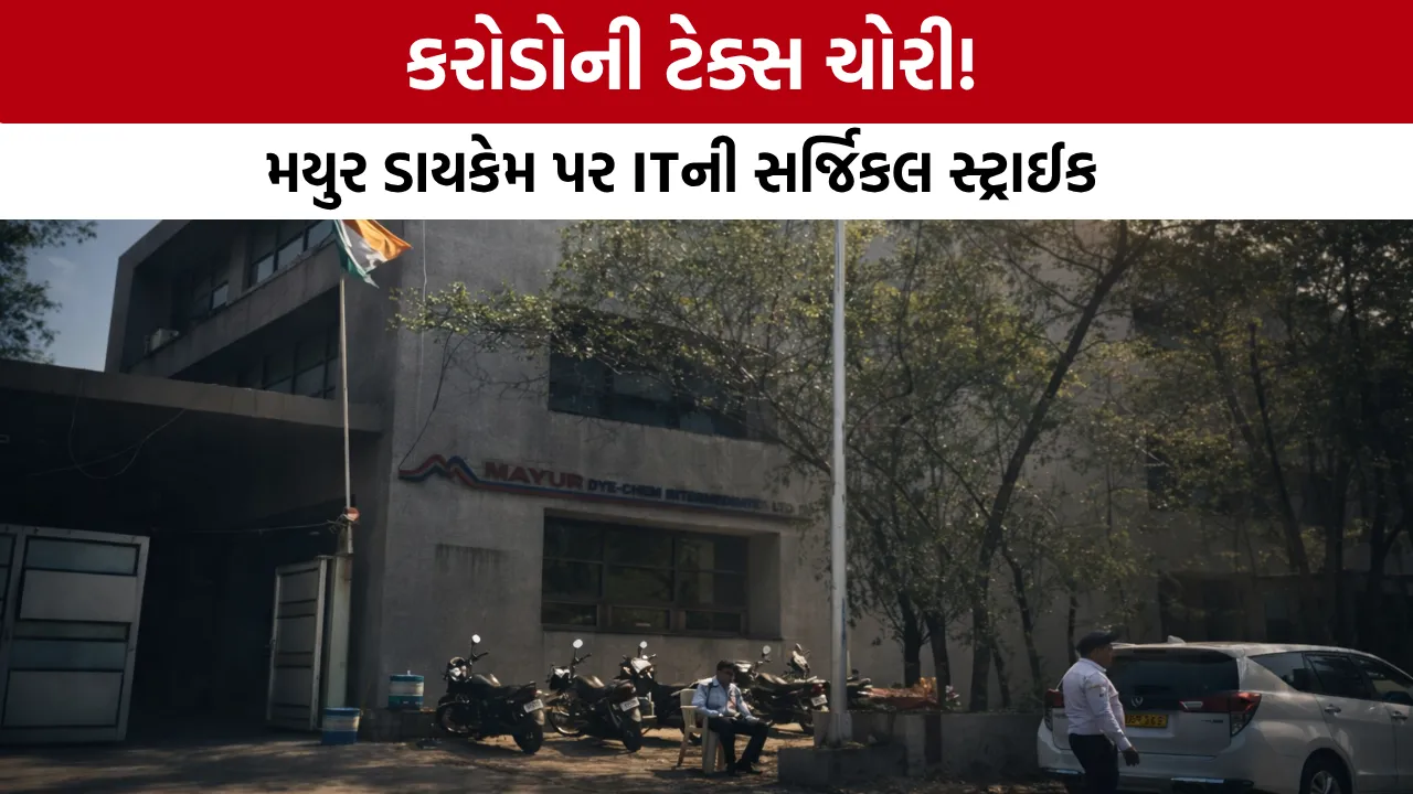 Mayur Dyestuff IT Raid Update Ahmedabad