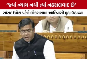 MP Umesh Patel Lok Sabha Speech Naxalism