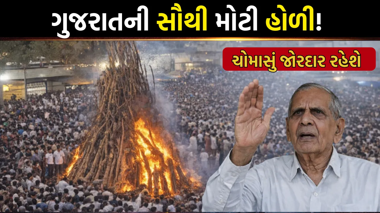 Gandhinagar Palaj Holika Dahan