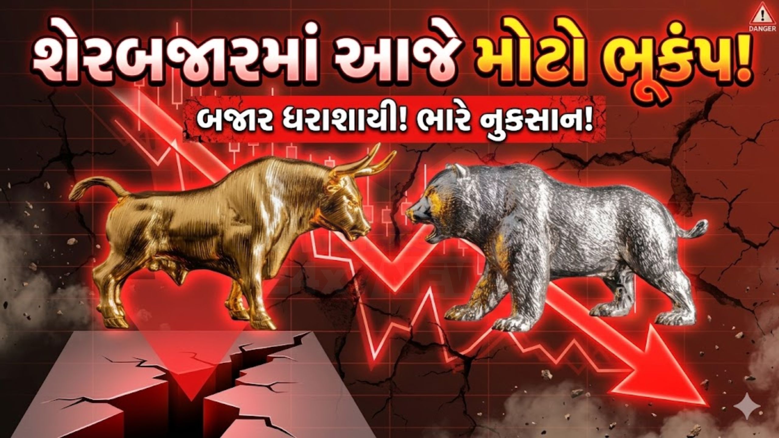Stock marketમાં મોટો ધડાકો, સેન્સેક્સ-નિફ્ટી બંને ધરાશાયી