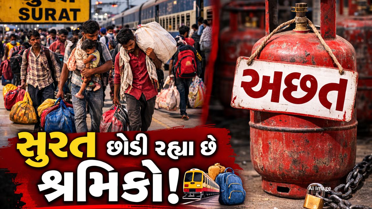 Surat Gas Crisis Worker Migration