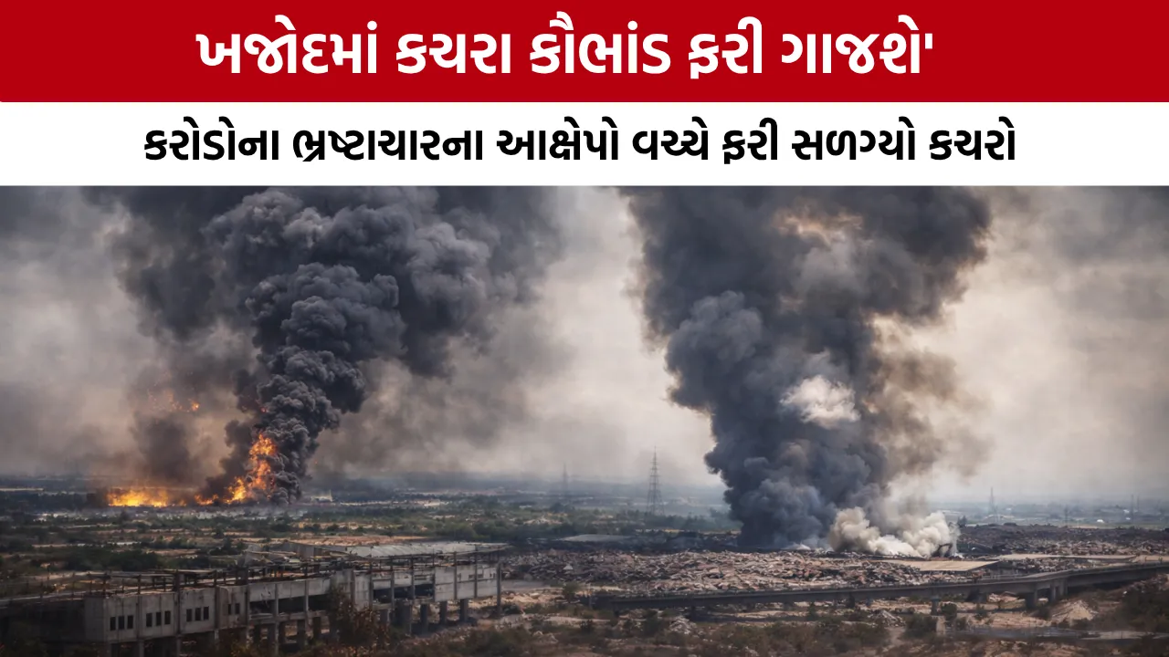 Surat Khajod Dumping Site Fire