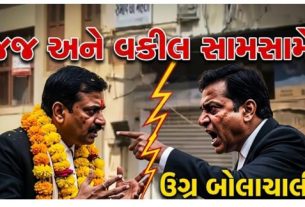 ભાવનગર ડિસ્ટ્રિક્ટ કોર્ટના પ્રાંગણમાં આજે એક અનોખી અને ચોંકાવનારી ઘટના સામે આવી, જેમાં જજ અને વકીલ (Judge And Lawyer)વચ્ચે જાહેરમાં જ ઉગ્ર બોલાચાલી(Tension) થઈ હતી