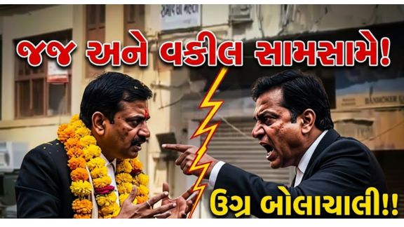 ભાવનગર ડિસ્ટ્રિક્ટ કોર્ટના પ્રાંગણમાં આજે એક અનોખી અને ચોંકાવનારી ઘટના સામે આવી, જેમાં જજ અને વકીલ (Judge And Lawyer)વચ્ચે જાહેરમાં જ ઉગ્ર બોલાચાલી(Tension) થઈ હતી