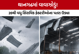 Thangadh Ceramic Industry Rain Damag