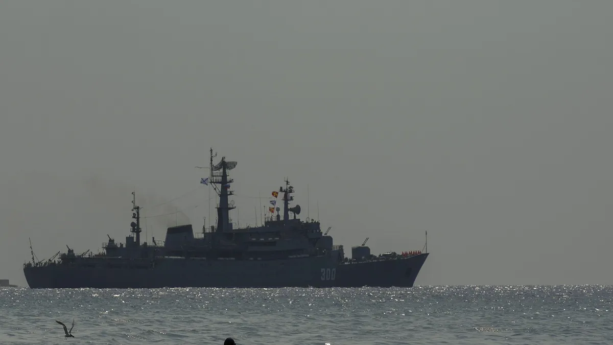 warship