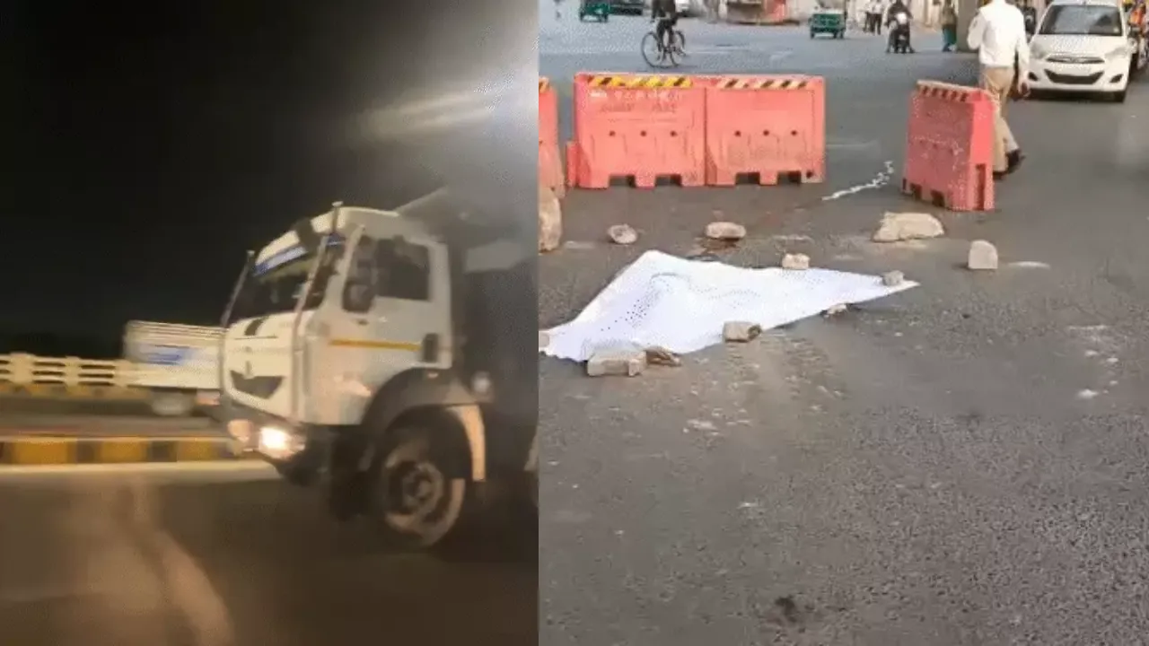 Ahmedabad Vadaj Dumper Accident
