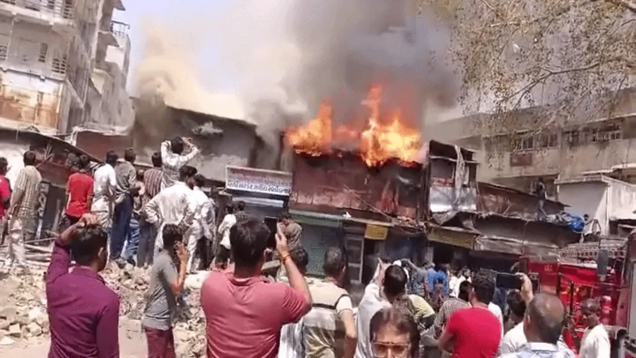 Ahmedabad Kalupur Revdi Bazar Fire