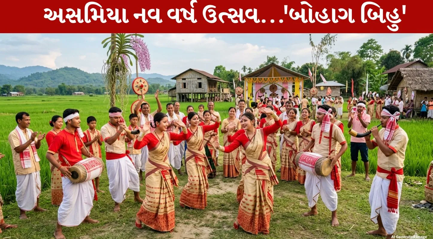Bohag Bihu 2026,આસામ, ભારત, લોકકળા, બિહુ નૃત્ય