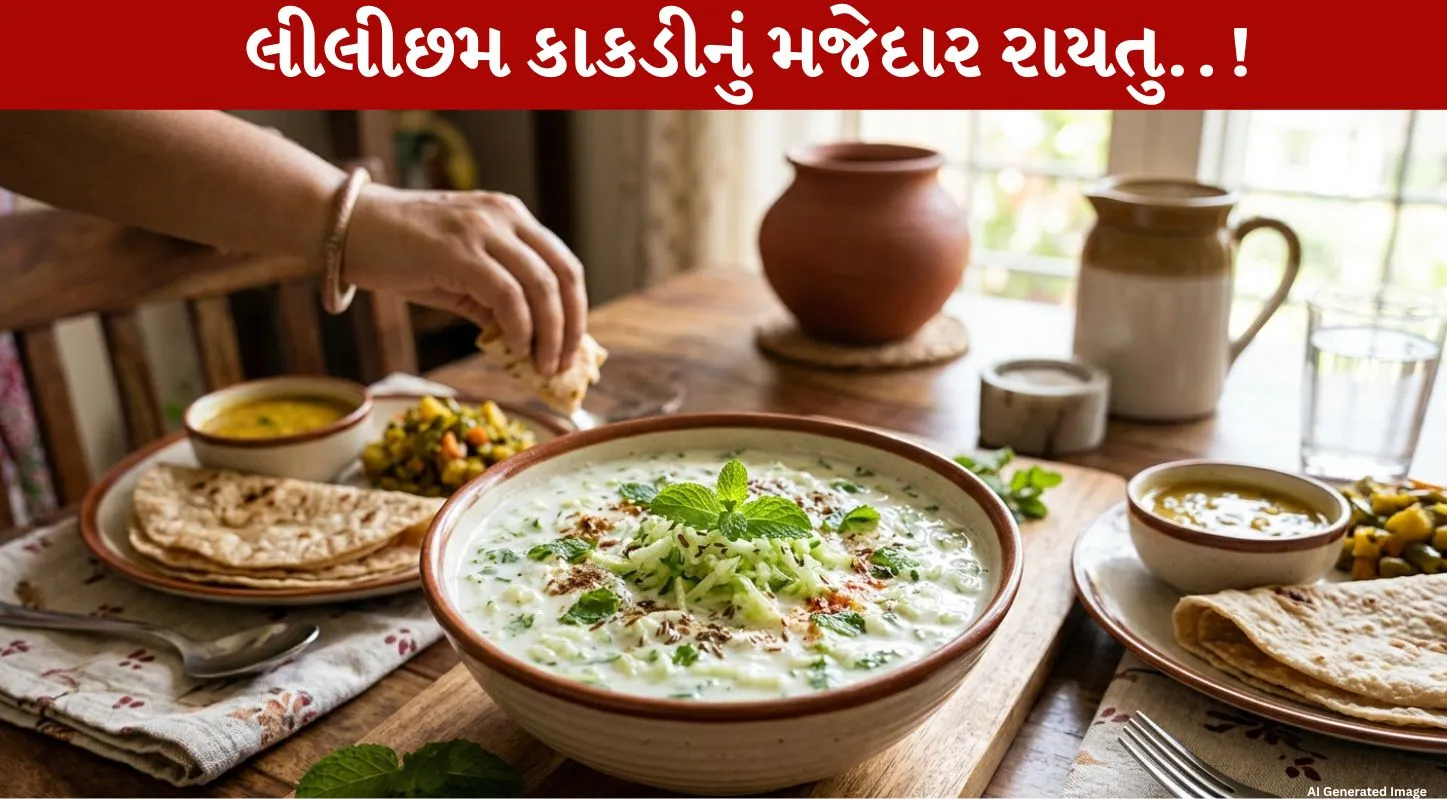 Cucumber Raita, ઉનાળા, ઠંડક, હૅલ્ધી રેસિપી, પાચન