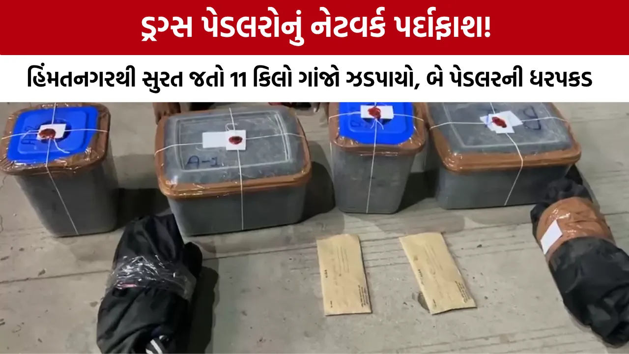 Drug Peddlers Arrested Gandhinagar