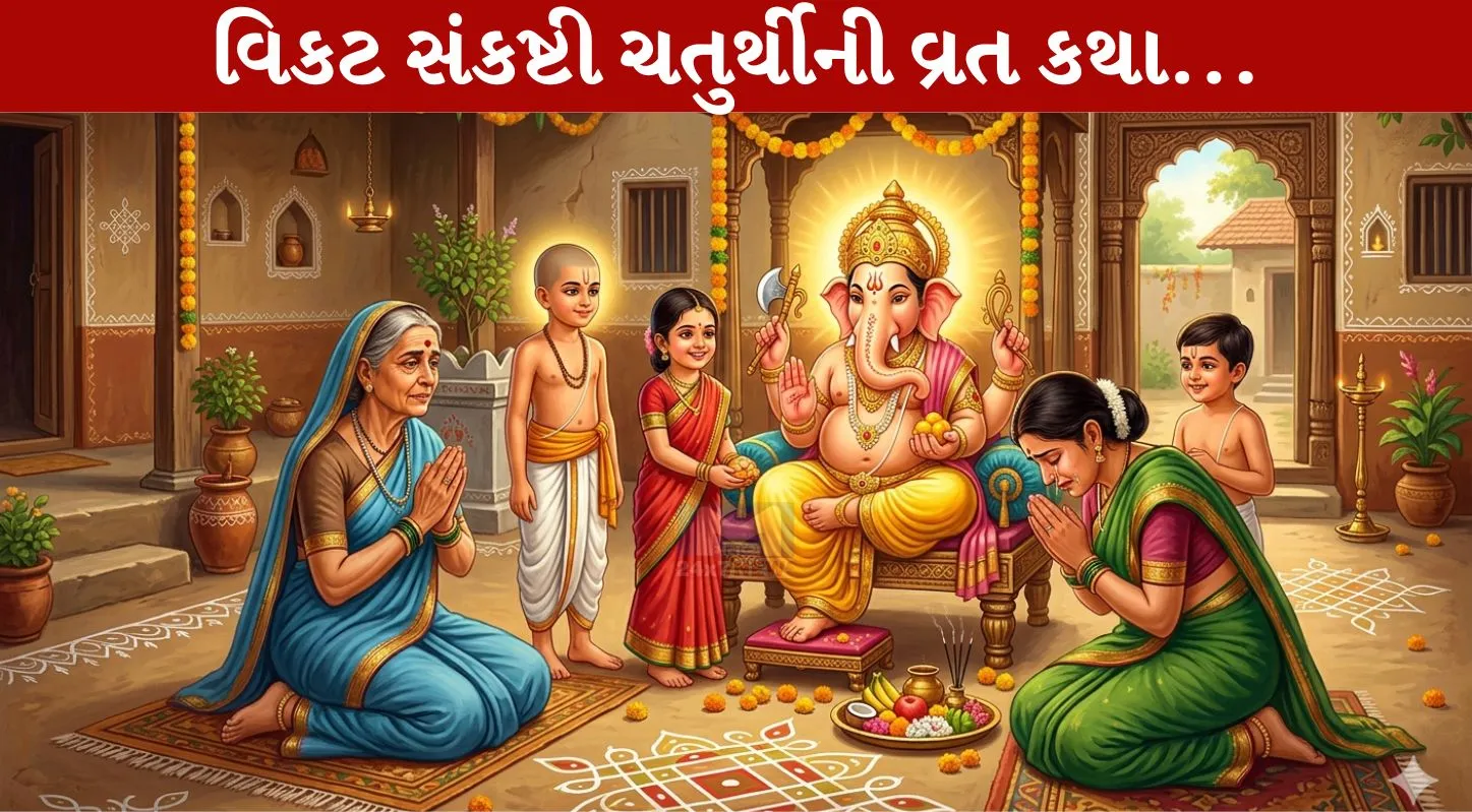 Vikat Sankashti Chaturthi, કથા, વ્રત ઉપવાસ, ચંદ્રોદય, ભગવાન ગણેશ