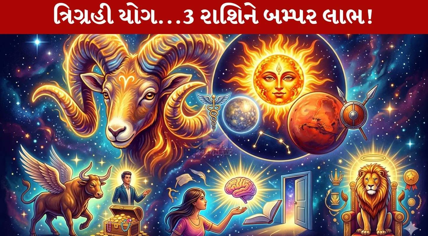 Trigrahi Yog, સૂર્ય, બુધ, બુધાદિત્ય યોગ, મંગળાદિત્ય યોગ