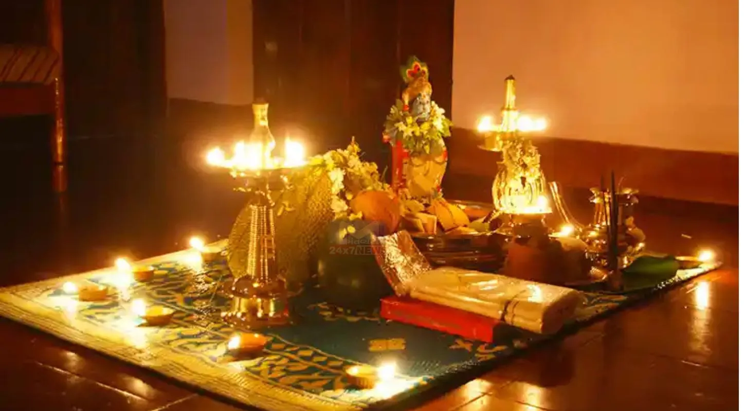 Vishu Kani 2026, વિષુ પર્વ, કેરળ, ભગવાન કૃષ્ણ, અરીસો