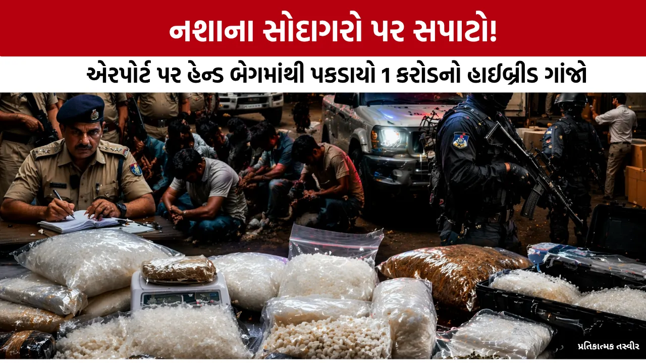 Ahmedabad Airport Drugs Raid