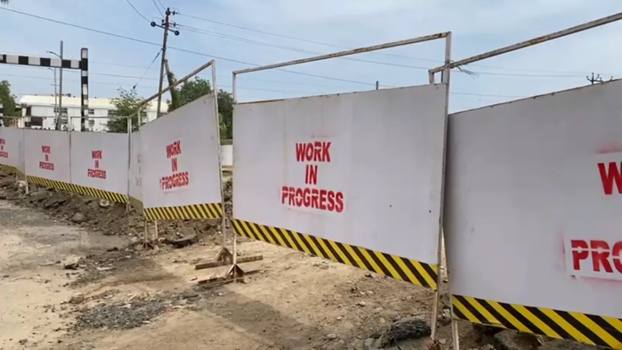 Ahmedabad Bhopal Underpass Construction