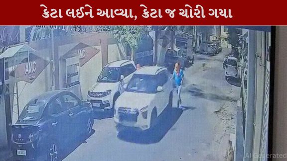 અમદાવાદ શહેરના નારણપુરા વિસ્તારમાં કાર ચોરી(Theft)ની ચોંકાવનારી ઘટના સામે આવી છે