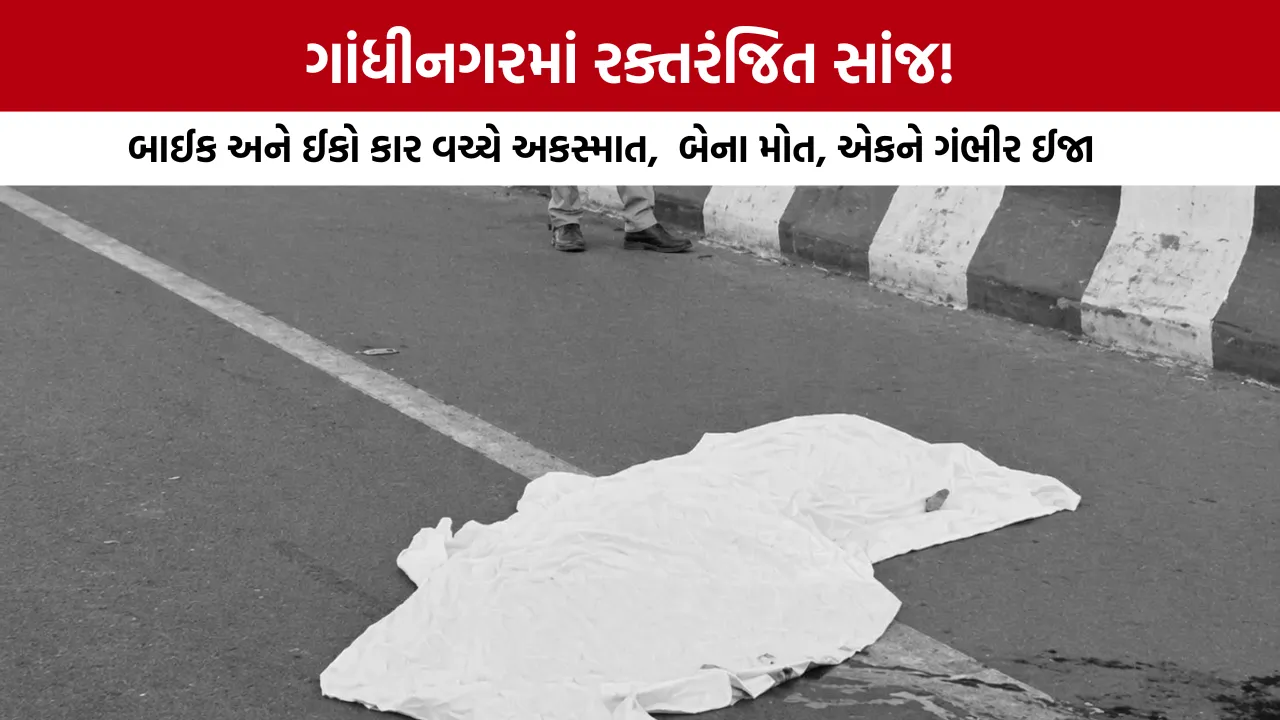 Gandhinagar G-0 Circle Accident