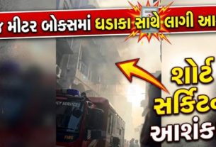 અમદાવાદના જૂના શહેરના વ્યસ્ત બજાર વિસ્તારમાં આજે બપોરે આગ(Fire)ની ઘટના બનતા અચાનક ગભરાટ ફેલાયો હતો