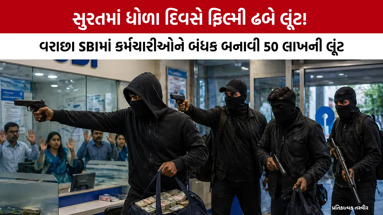 Surat Varachha SBI Bank Robbery