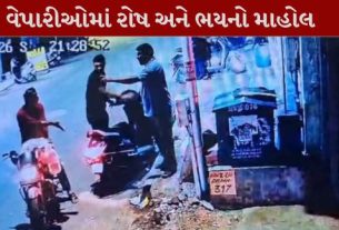 અસામાજિક તત્વોએ આતંક(Terror) ફેલાવી સ્થાનિક વેપારી પર હુમલો (Attack)કર્યો હોવાની ઘટના સામે આવી છે