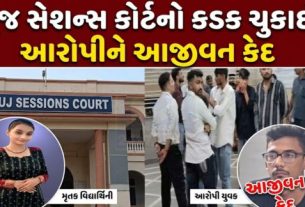 કોર્ટે હત્યાની ગંભીરતા ધ્યાનમાં રાખીને આજીવન કારાવાસ(Life Imprisonment)ની સજા ફટકારી અને દંડ પણ લગાવ્યો