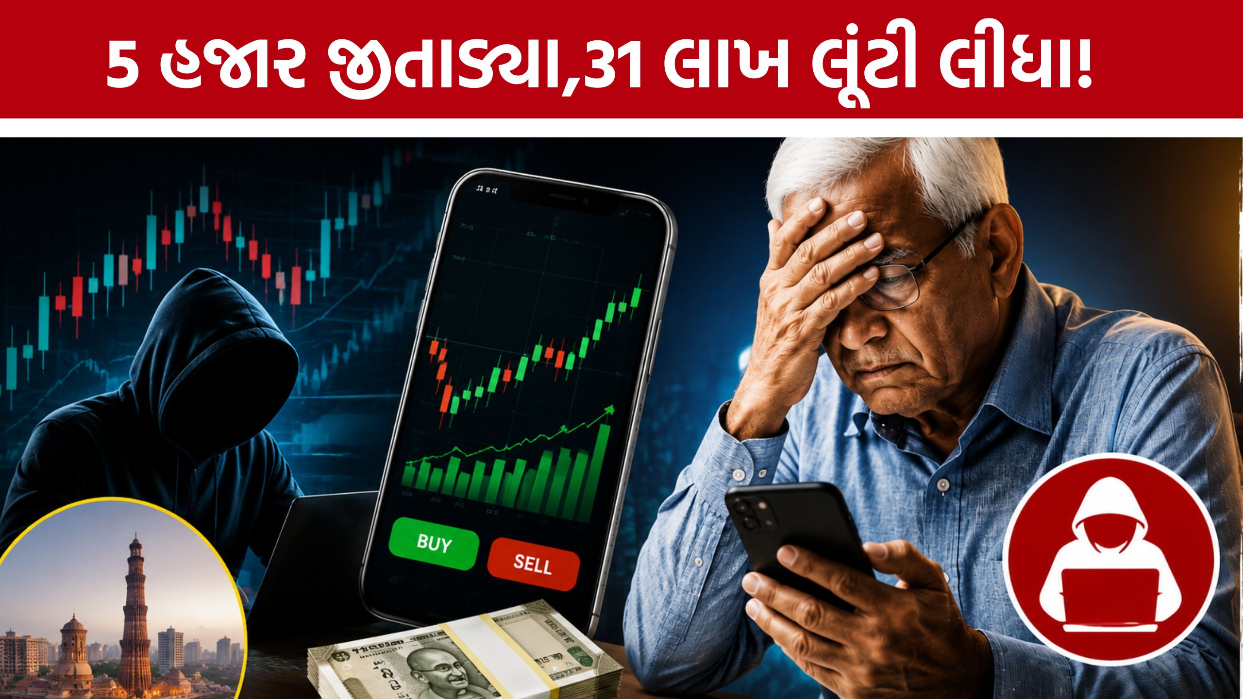 Ahmedabad cyber fraud:નફો બતાવી પૈસા પડાવતી ગેંગ સક્રિય