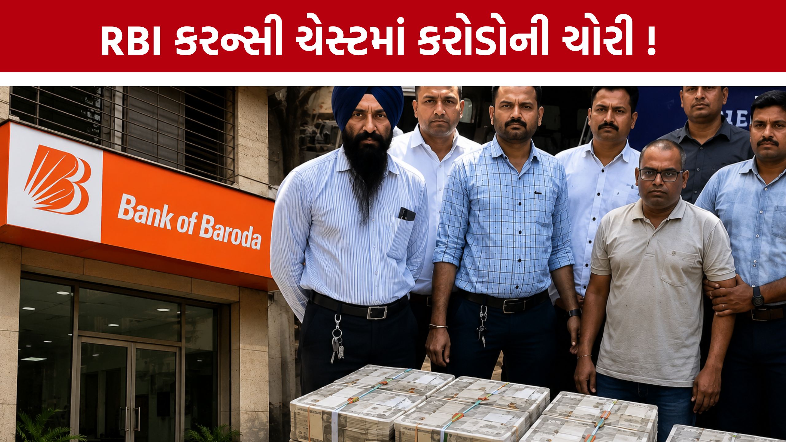 Bank Of Baroda Theft:ભંગારના બહાને બેંકમાંથી બહાર કાઢ્યા કરોડો રૂપિયા