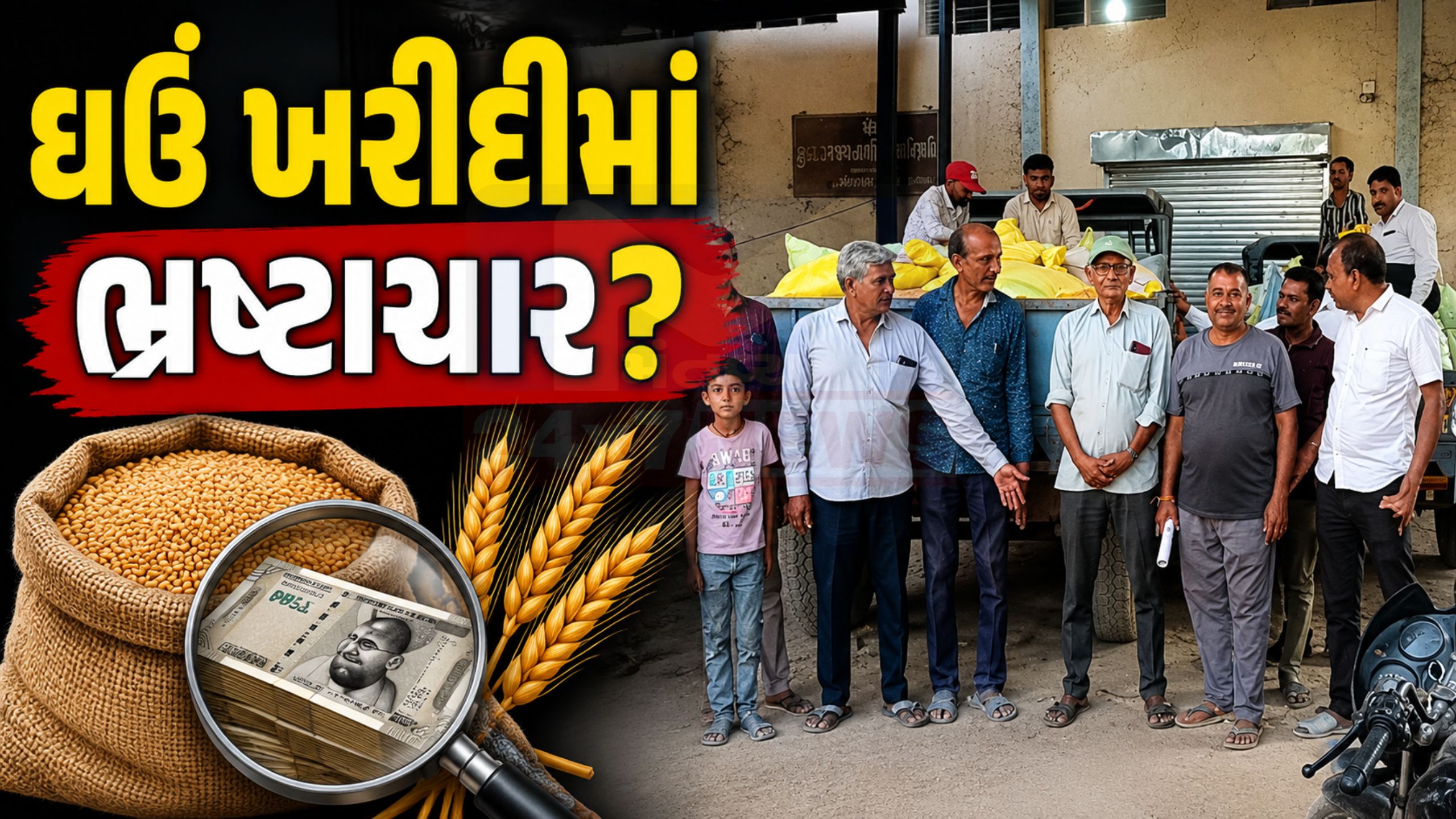 Bhavnagar Wheat Scam:પૈસા આપો તો જ ઘઉં મંજૂર ખેડૂતોનો આક્ષેપ