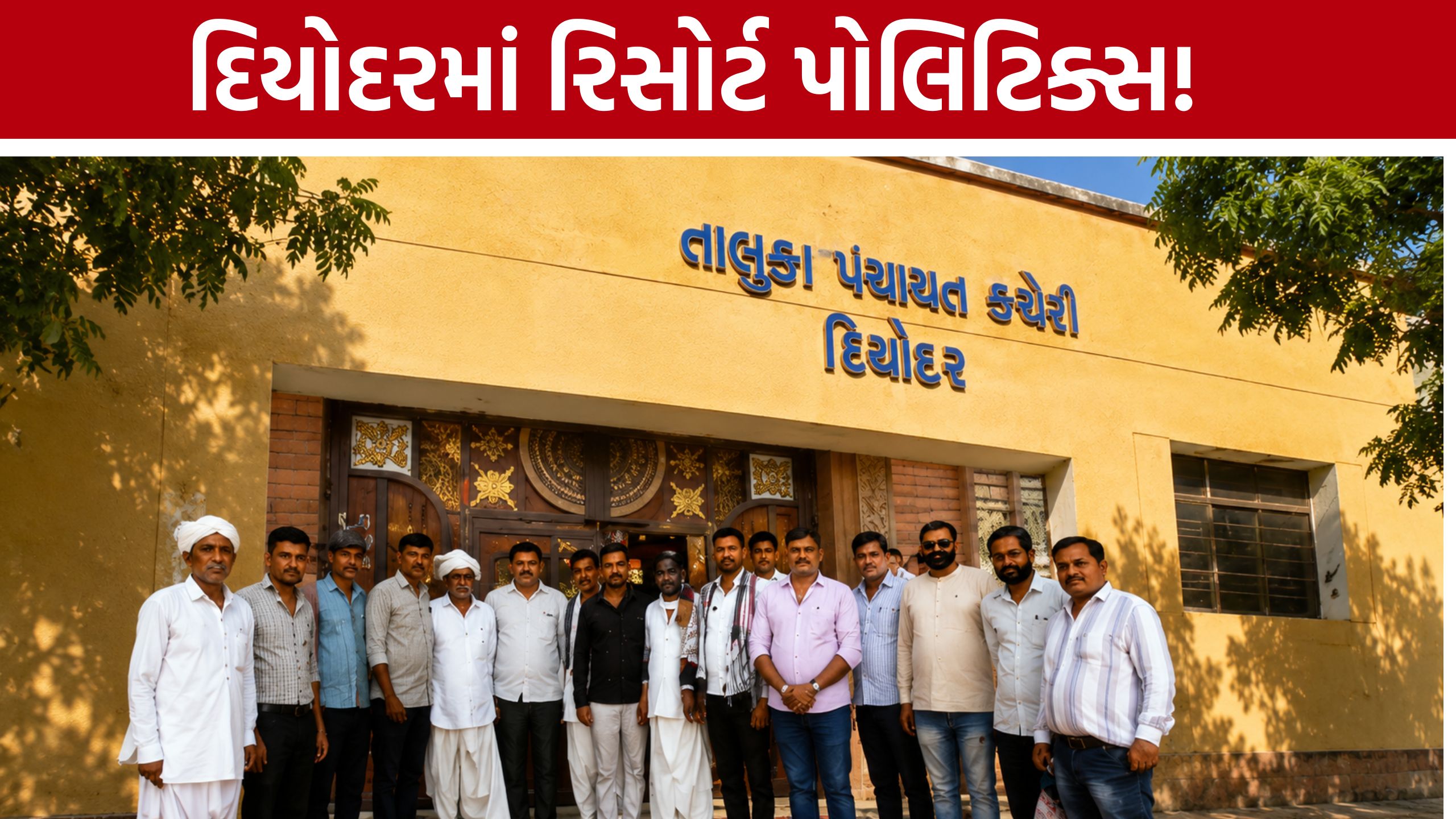 દિયોદરમાં સત્તા બચાવવા Congressએ સભ્યોને રાજસ્થાન ખસેડ્યા