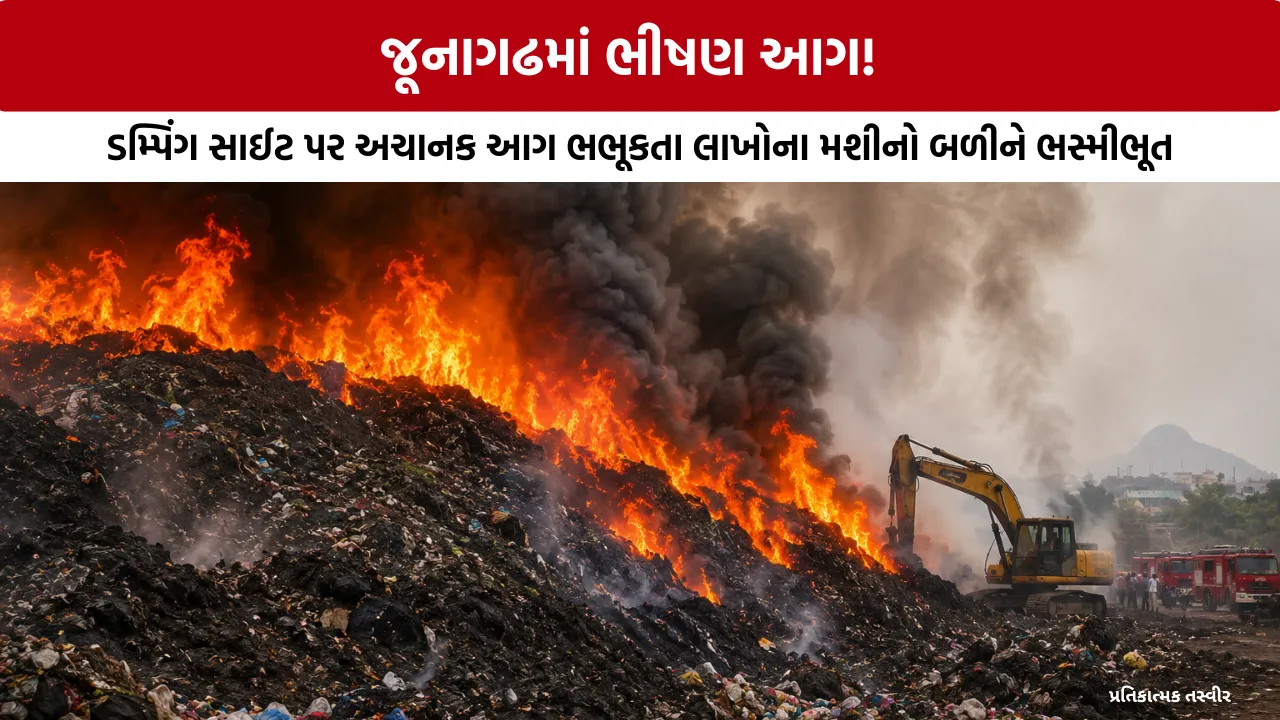 Junagadh Dumping Site Fire