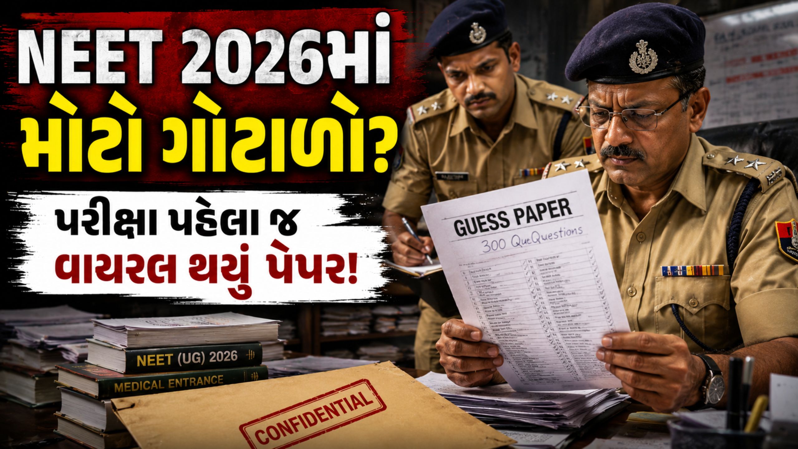 NEET UG 2026 exam:પેપર લીક!140 પ્રશ્નો અસલી પેપર સાથે મેચ